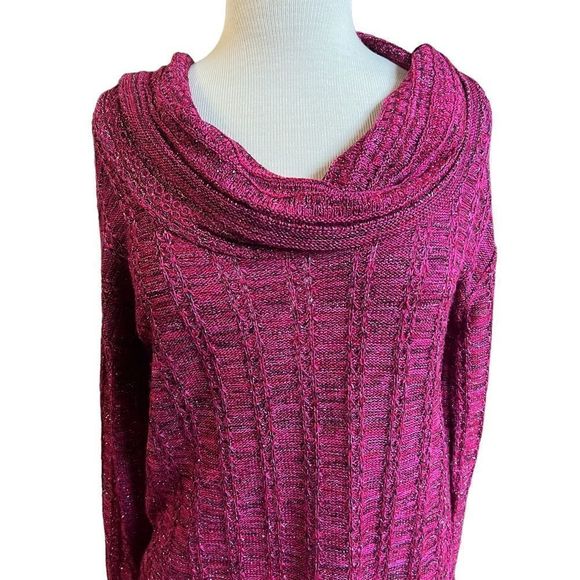 Christopher & Banks Cowl Neck Sweater - Picture 2 of 10